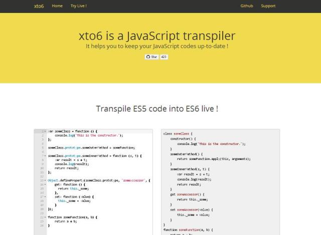 WebDesign Transformez votre JavaScript ES5 en ES6 - xto6