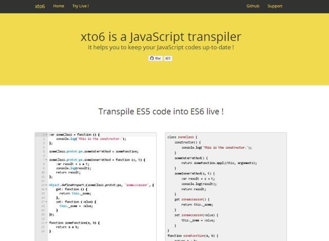 WebDesign Transformez votre JavaScript ES5 en ES6 - xto6