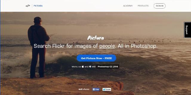 WebDesign Trouver des images Flickr directement à partir de Photoshop - Pictura 