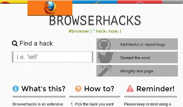 WebDesign Trucs et astuces spécifiques à chaque navigateur - Browserhacks