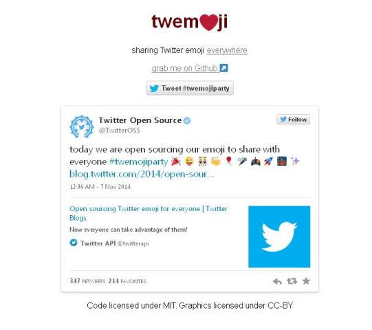 WebDesign Twitter rend open source ses 870 Emojis pour vos applications