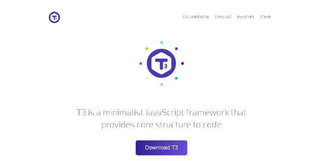 WebDesign Un cadre de développement Javascript minimaliste - T3
