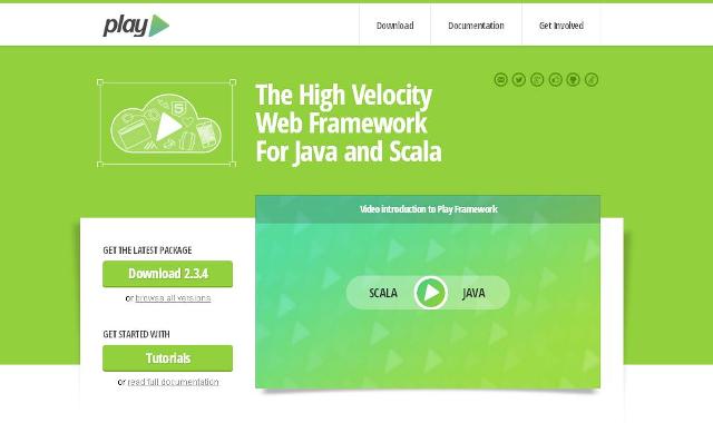 WebDesign Un cadre de développement Web haute vitesse pour Java et Scala - Play