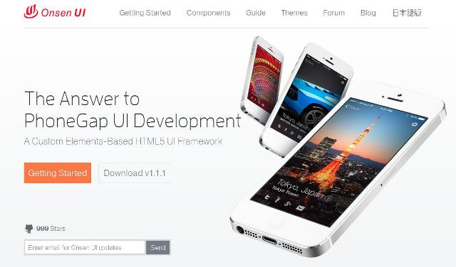 WebDesign Un cadre de développement pour HTML5 PhoneGap et Cordova - Onsen UI