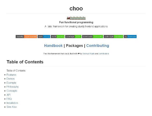WebDesign Un cadre de développement pour créer des applications robustes - Choo