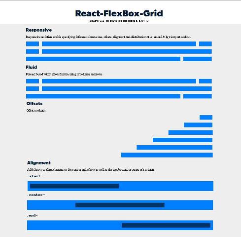 WebDesign Un composant React pour utiliser facilement flexboxgrid - React-FlexBox-Grid