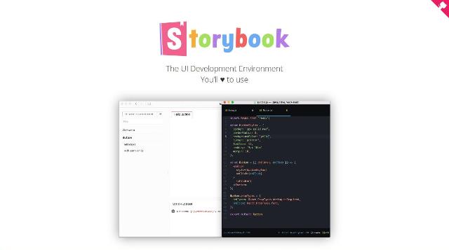 WebDesign Un environnement JavaScript pour développer les interfaces utilisateurs - storybook