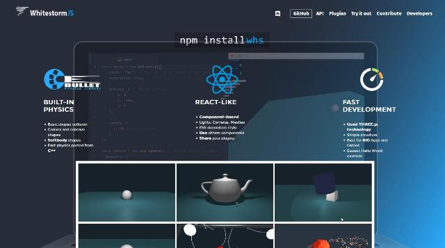 WebDesign Un environnement JavaScript pour le développement dapplications web 3D - WhitestormJS
