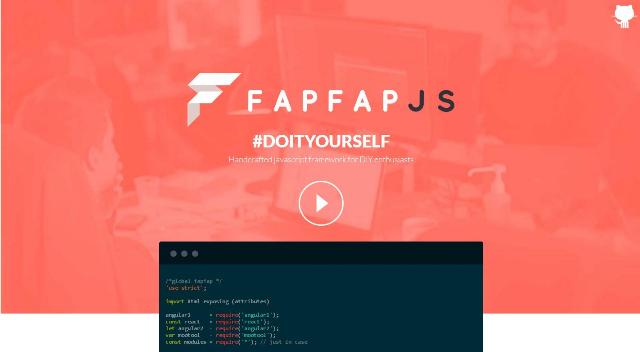 WebDesign Un environnement de développement JavaScript pour les amateurs de DIY - Fapfapjs