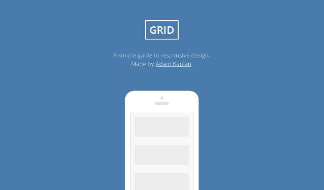 WebDesign Un guide simple pour créer des sites web adaptatifs - Grid