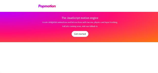 WebDesign Un moteur danimation codé uniquement en JavaScript - Popmotion
