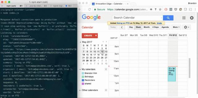 WebDesign Un outil JavaScript pour la gestion de calendriers de Google Calendars - stenella