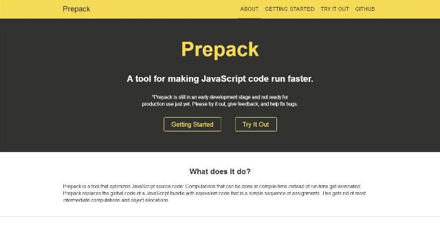 WebDesign Un outil pour optimiser vos codes JavaScript - Prepack