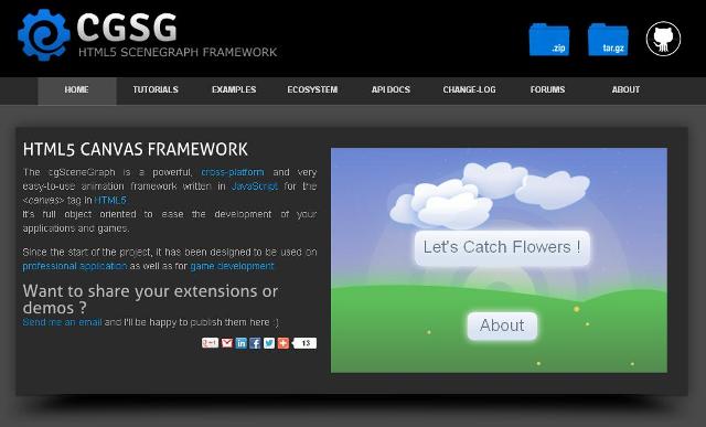 WebDesign Un puissant environnement d animation avec les Canvas de HTML5 - cgSceneGraph