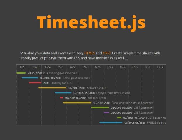 WebDesign Un script Javascript pour afficher vos feuilles de présence - Timesheet