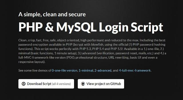 WebDesign Un script de connexion sécurisé et gratuit avec PHP-MySQL