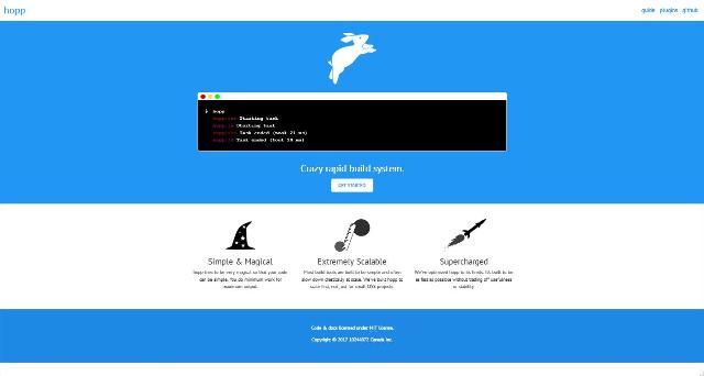 WebDesign Un système JavaScript incroyablement rapide - Hopp