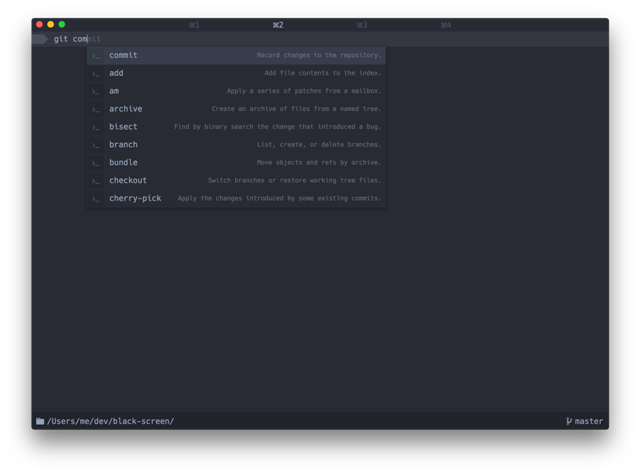 WebDesign Un émulateur de terminal codé en JavaScript - black-screen