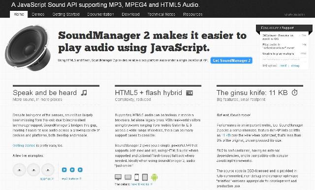 WebDesign Une API JavaScript pour jour des fichiers audio sur votre site web