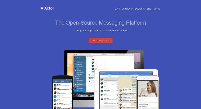 WebDesign Une Plate-forme de messagerie open source pour clients web et mobile - Actor