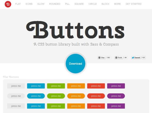 WebDesign Une bibliothèque CSS pour créer des boutons - Buttons