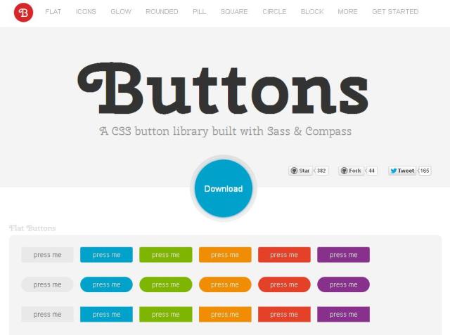 WebDesign Une bibliothèque CSS pour créer des boutons - Buttons