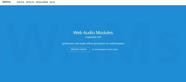 WebDesign Une bibliothèque JavaScript dédiée à la création de musique midi à partir de vos sites web - WAMs