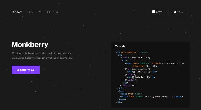 WebDesign Une bibliothèque JavaScript pour créer des interfaces utilisateurs - Monkberry
