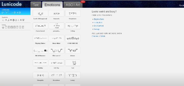 WebDesign Une bibliothèque JavaScript pour transformer les textes de vos sites web - lunicode. jpg