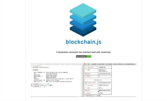 WebDesign Une interface en ligne de commande de gestion de chaîne de blocs - blockchain.js