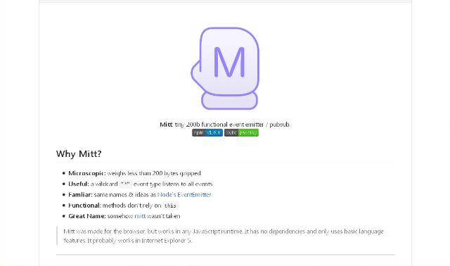 WebDesign Une micro bibliothèque JavaScript pour générer des événements - Mitt