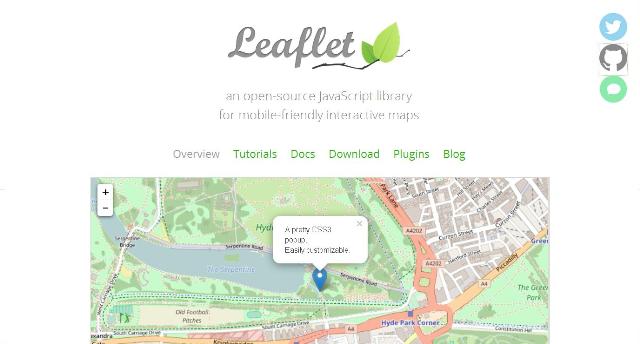 WebDesign Une nouvelle version de la bibliothèque leafletjs vient de sortir