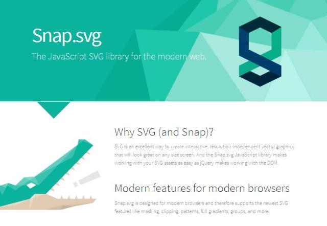WebDesign Une superbe bibliothèque JavaScript gratuite pour SVG - Snap