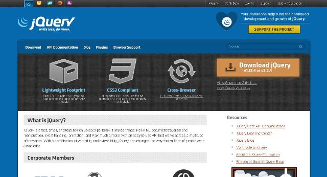 WebDesign Une version jQuery Européanisée - Unamerican jQuery