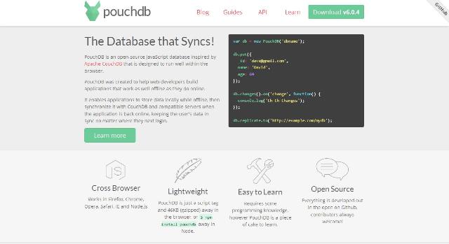 WebDesign Utilisez vos applications aussi bien en ligne quhors ligne - PouchDB