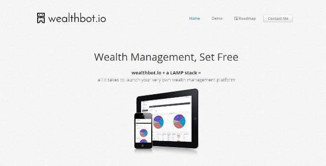 WebDesign Votre propre plate-forme de gestion de fortune - wealthbot.io