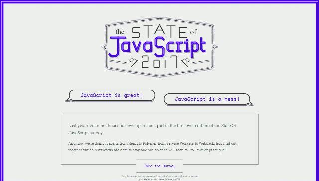 WebDesign letat de JavaScript 2017